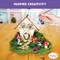 Wooden Fairy House Craft Kit for Kids DIY Fairy Garden with Paints & Decorations
